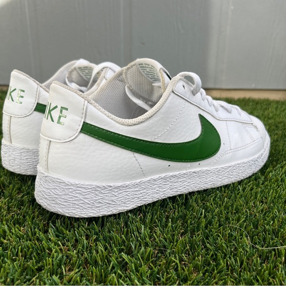 Nike Blazer Low GS White Forest Green Size 6.5Y CZ7576-101 - Picture 6 of 10